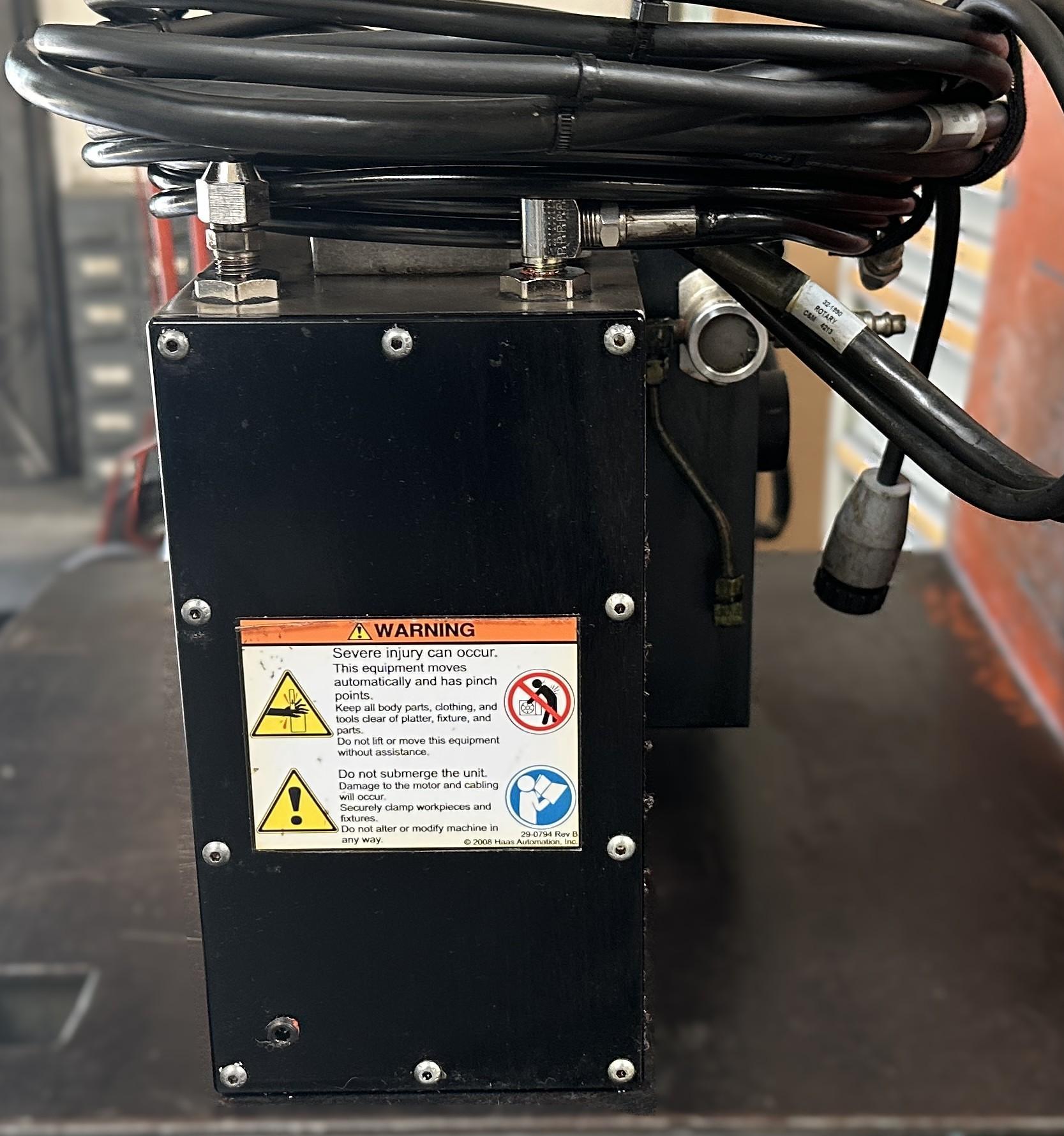 HAAS HRTA6 HRT210 Type 4th-Axis Rotary Table with A1-6 Platter Size Pneumatic Collet Closure