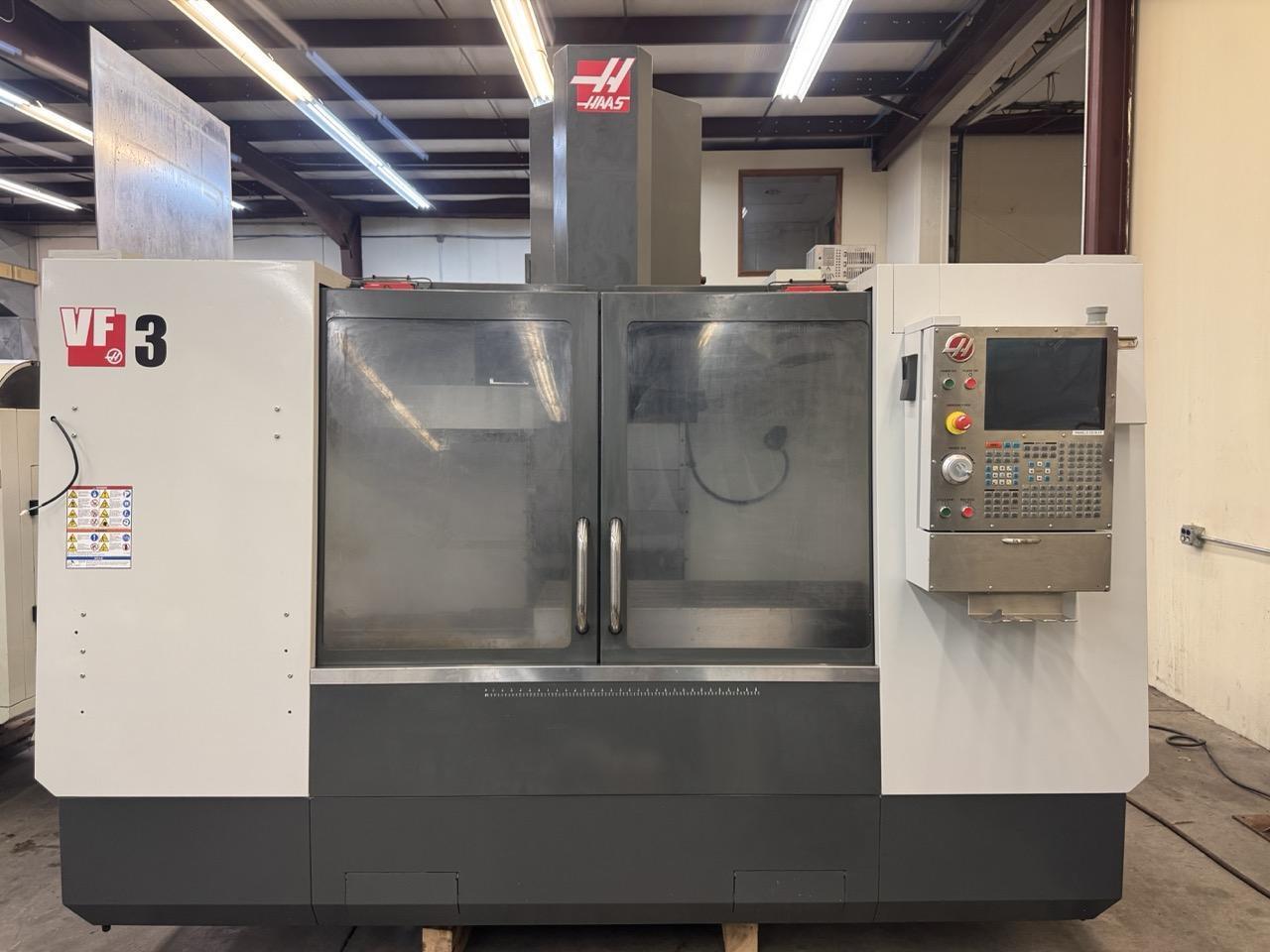 Haas VF-3 CNC Vertical Machining Center, 2013 – 10,000 RPM, Probs, Low Hours