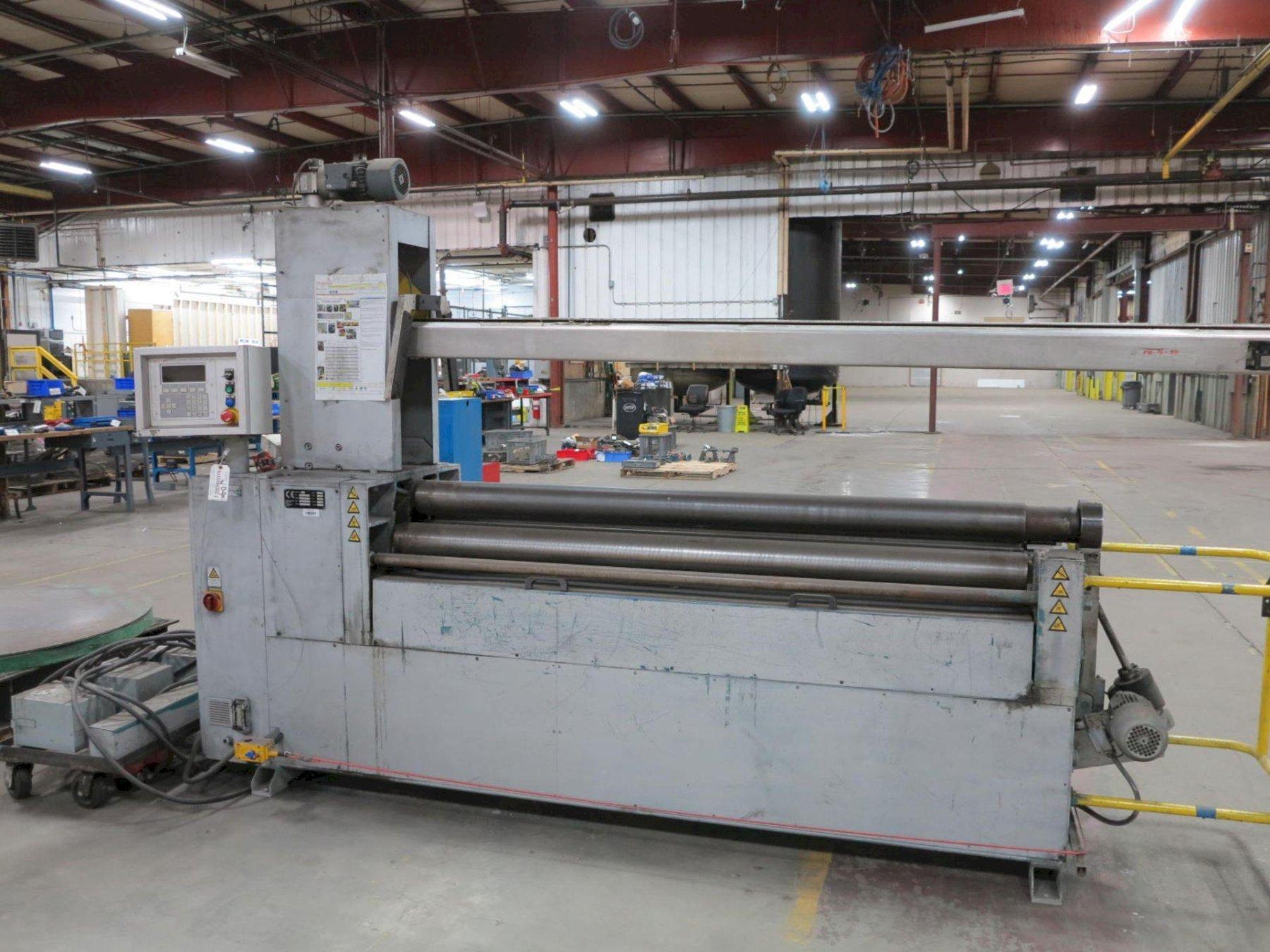 80" X .137" TITAN MODEL #8268-2035 PROGRAMMABLE HYDRAULIC PLATE ROLL, NEW 2008: YOBRO #24735