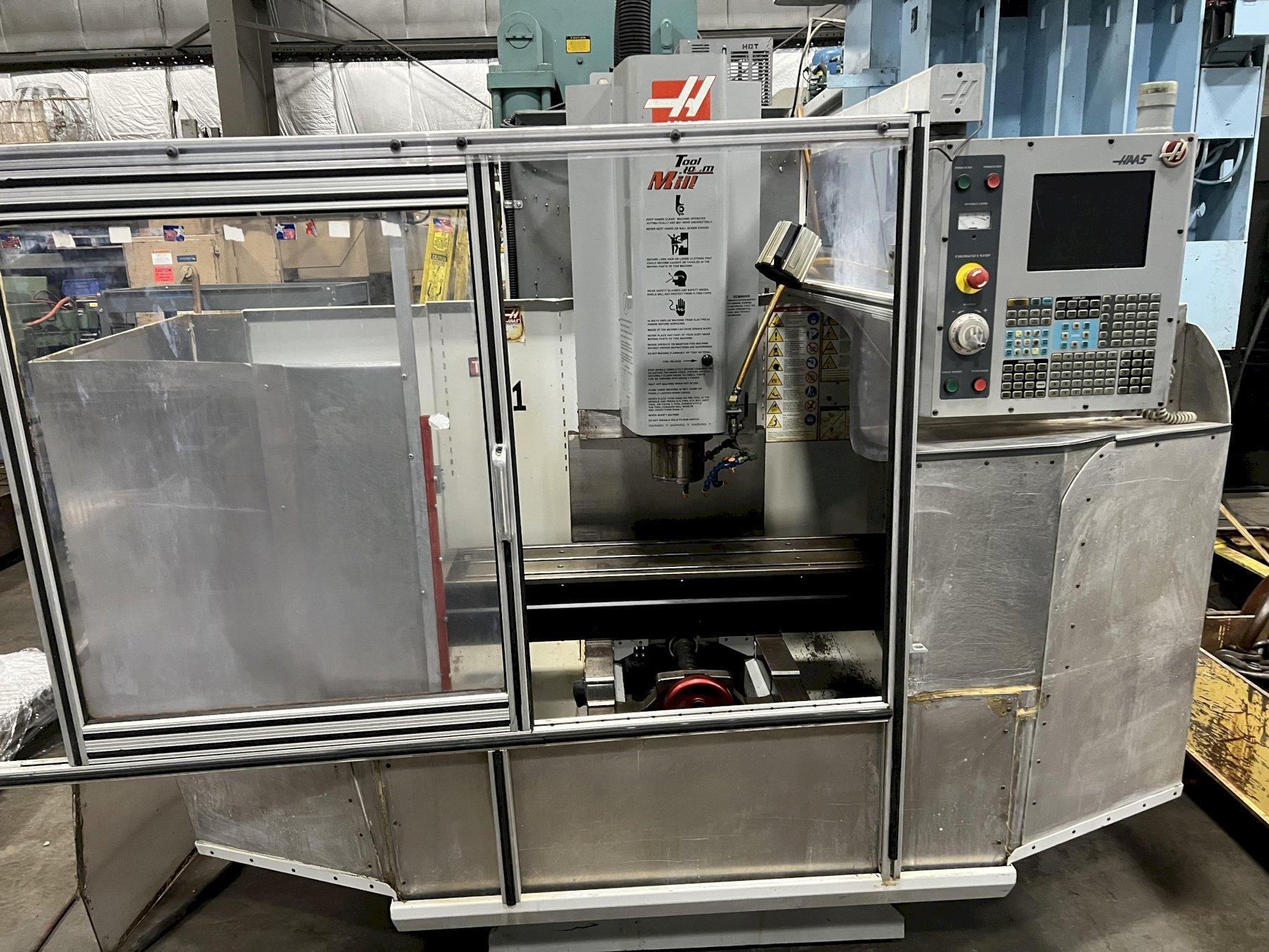 HAAS TM1 CNC TOOL ROOM MILL, HAAS CLASSIC 16 MB CONTROL, RIGID TAP, MACROS, 3 PH or 1 PH, NEW 2007
