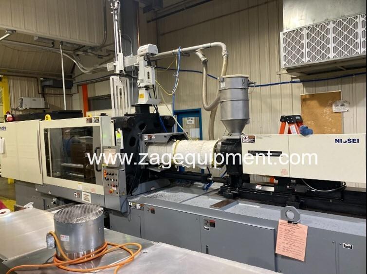 Qty (5) Nissei Used FN280-100A Injection Molding Machine, NEW Screw and Barrel