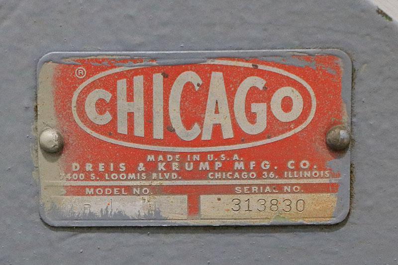 16 Ga x 8 ft Chicago Hand Brake Model S-816