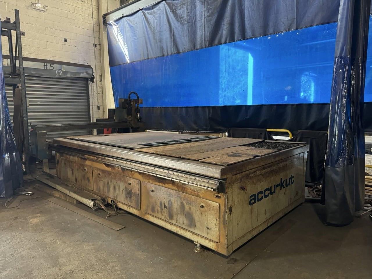 6′ x 12′ AKS CNC Plasma, 2008- HPR 260XD Upgrade, Backup Computer, Dust Collector