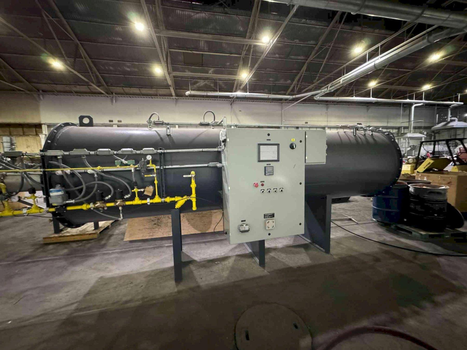 Thermal Oxidizer – 2022 – Horizontal Burner & Chamber – Industrial VOC Emissions Control System