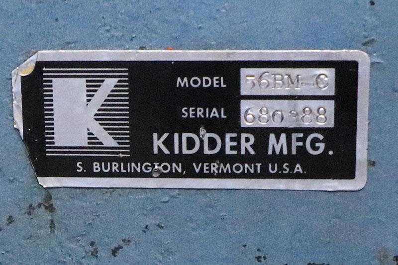12 Ton Kidder Hydraulic Punch Model 56BM-C