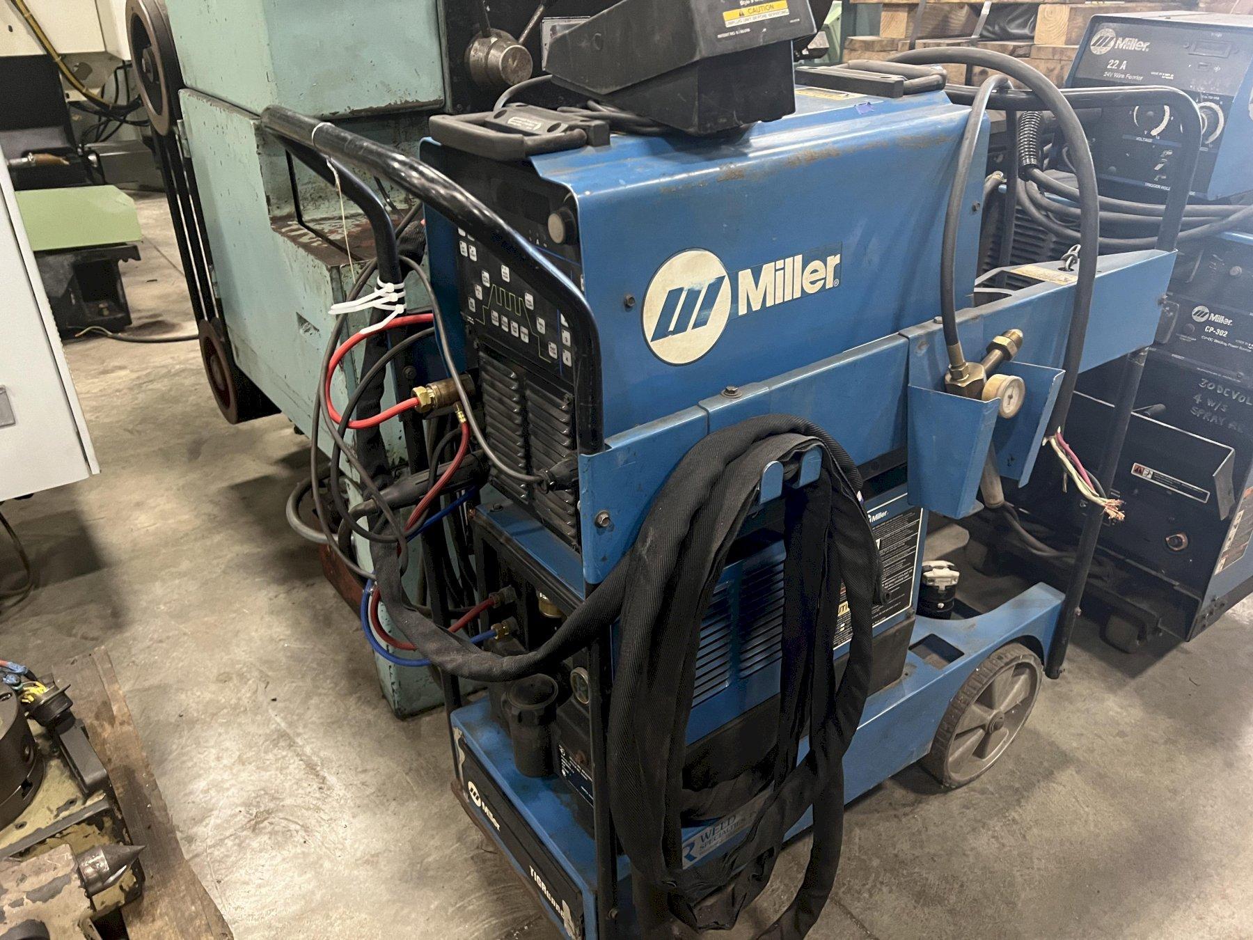 MILLER DYNASTY 300 TIGRUNNER TIG WELDER, WATER COOLER, 1999