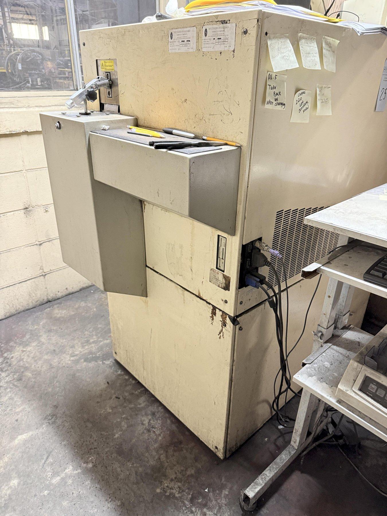 Spectro model LAV808B iron base spectrometer s/n 15974