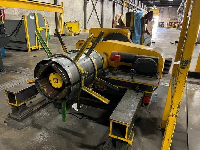 24" x .090" x 5000# Ruesch Slitting Line with Option for Second Head