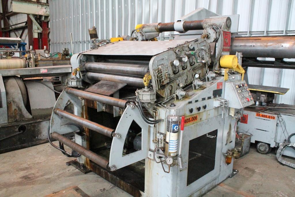 42' X .060' AUTOMATIC FEED STRAIGHTENER & THREADING TABLE: STOCK #64189