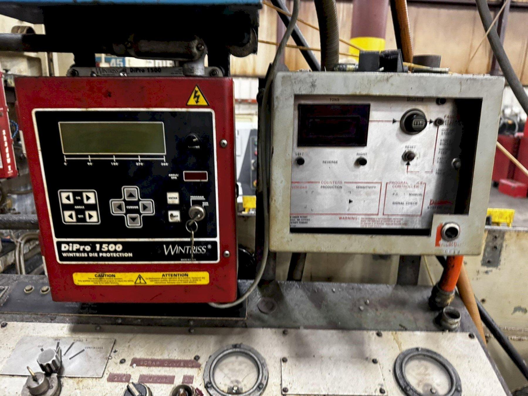 100 TON MINSTER P2-100-42 PIECE MAKER STRAIGHT SIDE HIGH SPEED PRESS. STOCK # 0883325