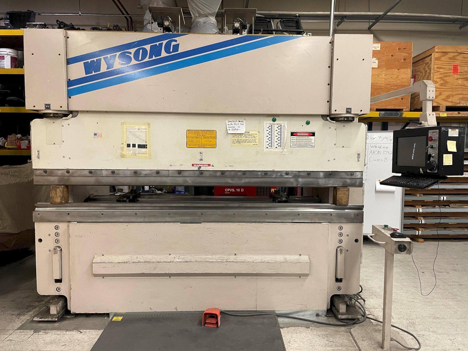 1997 Wysong PHS175-120 CNC Press Brake (#5189)
