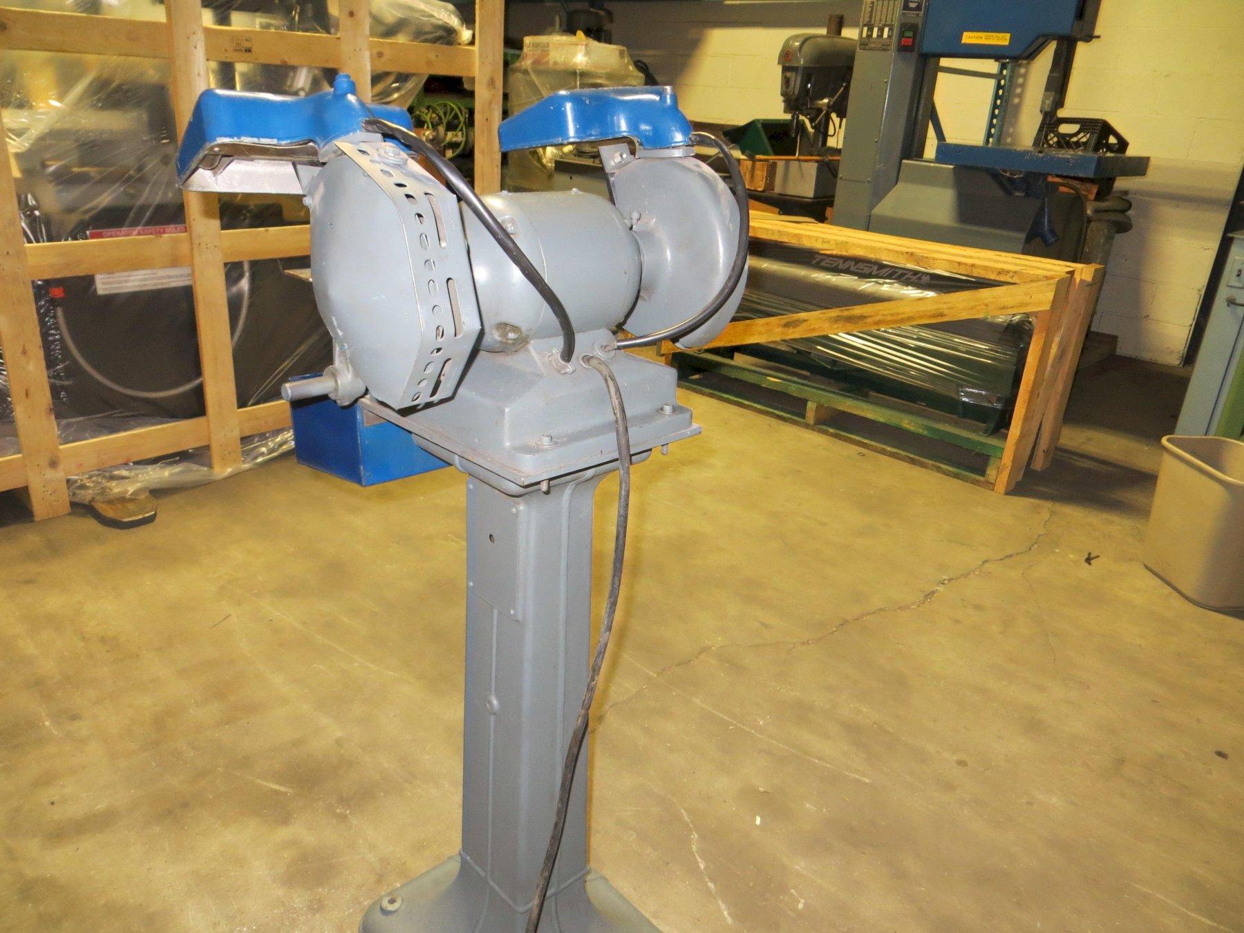 1/2 HP Diehl Bench Grinder with Cast Iron Pedestal