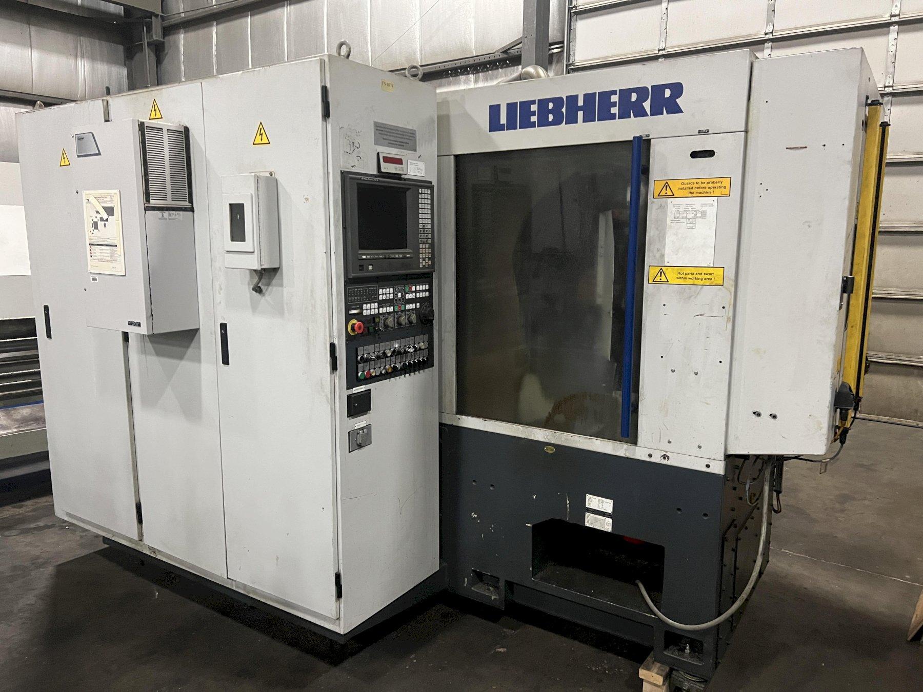 LIEBHERR CNC GEAR HOBBER, MODEL LC122, 125 MM MAX DIAMETER, 6 AXIS, FANUC 15-M, 2001