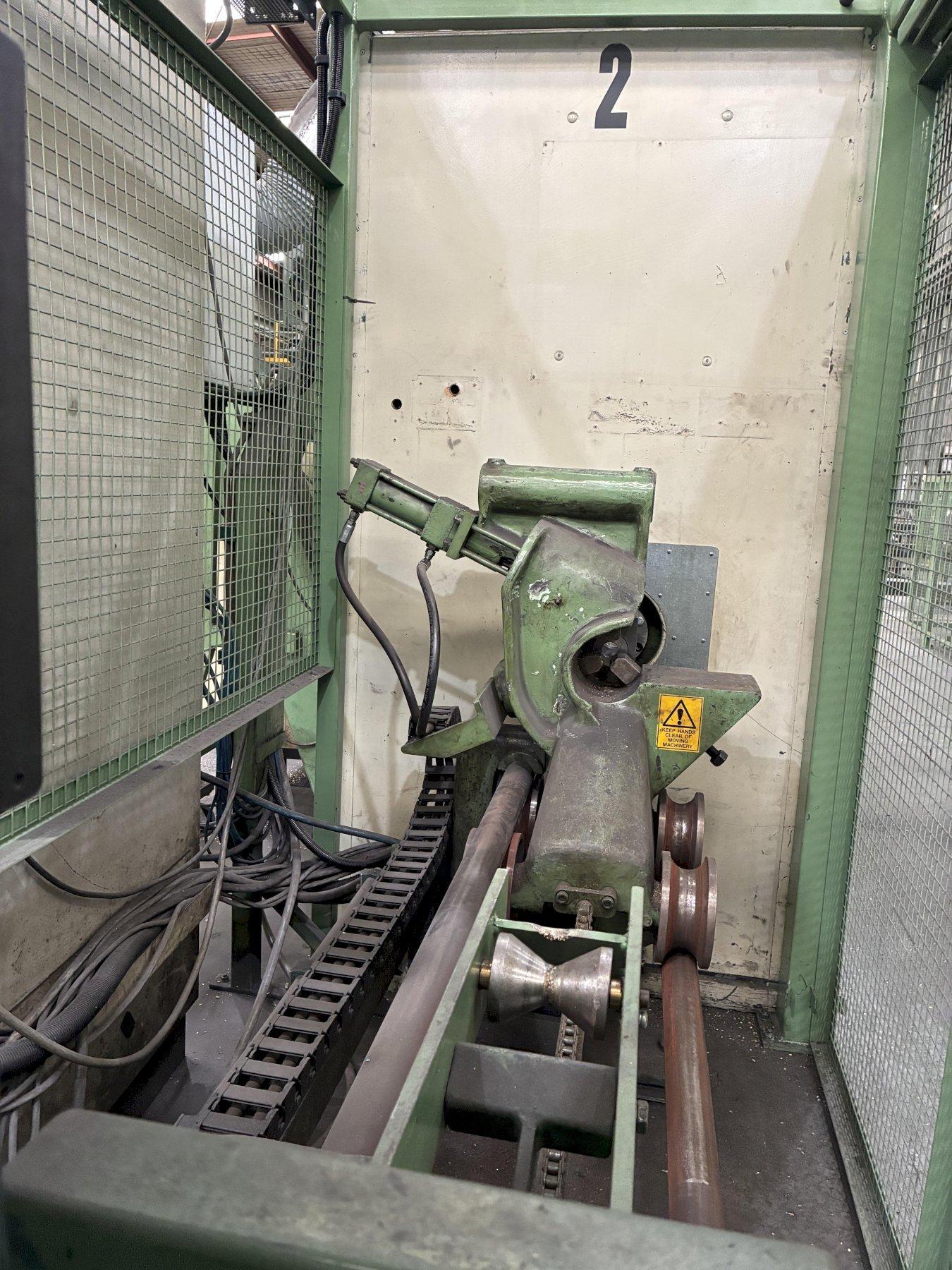 SEIKI BAR PEELER W/ INFEED & OUTFEED TABLES