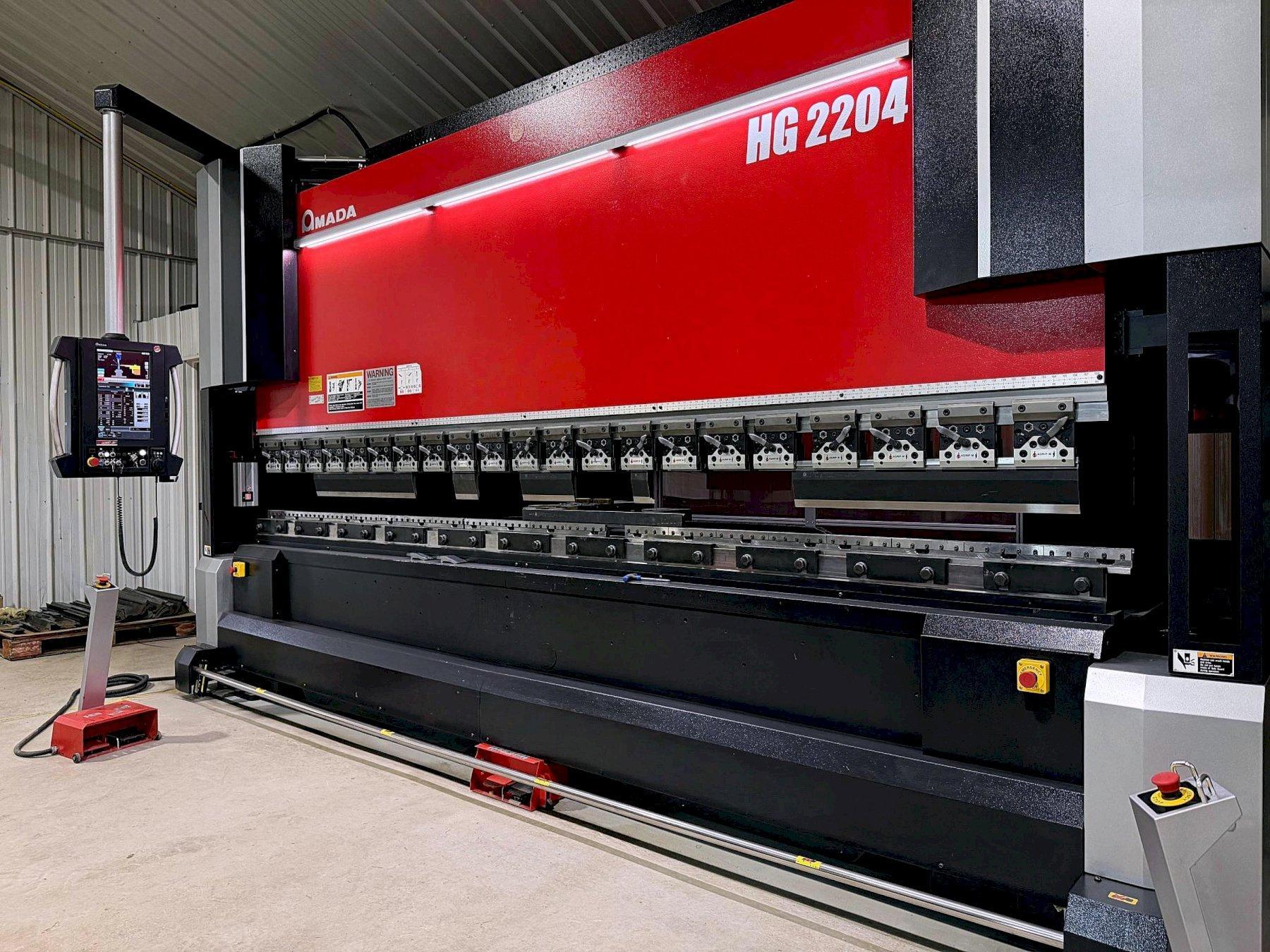 Amada HG 2204 243 Ton x 14' Bed Hydraulic Press Brake