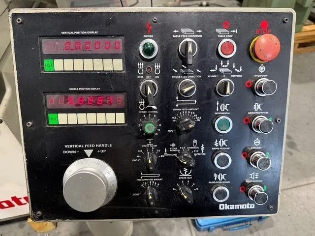 OKAMOTO #ACC-1224 DX 12” x 24” Hydraulic Surface Grinder