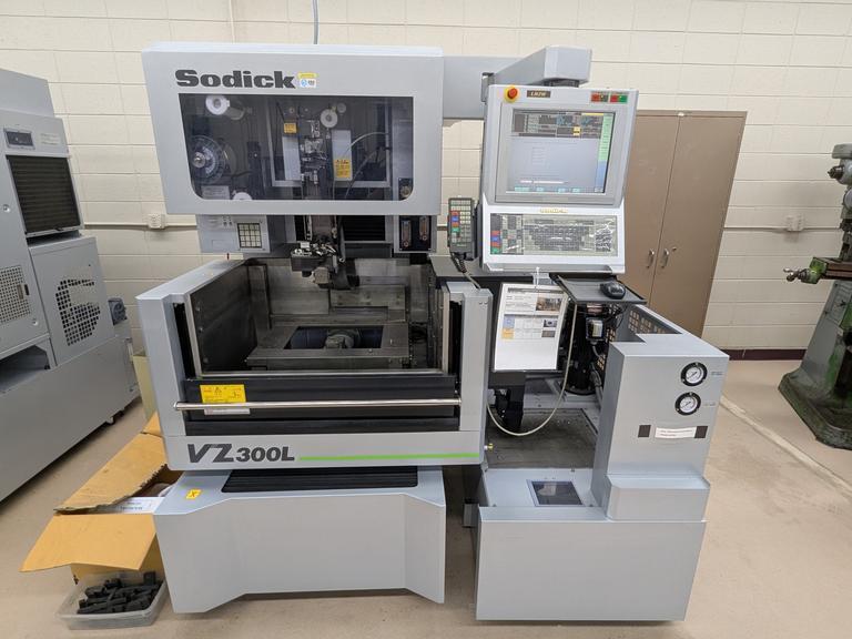 Sodick VZ300L CNC Wire EDM Electrical Discharge Machine, LN2W Control,  Auto Wire Threader- Auction Item