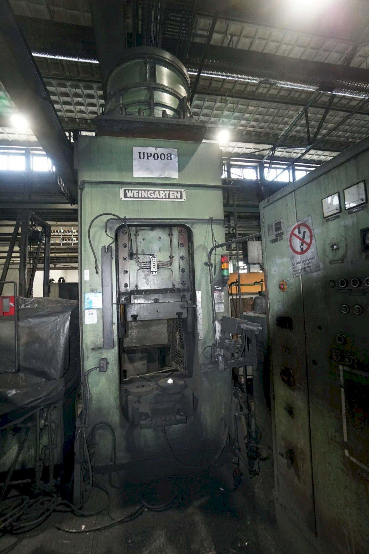 WEINGARTEN PSS 225 800 METRIC TON SCREW PRESS