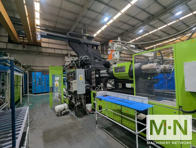 1500 TON 134 OZ ENGEL MODEL DUO 7050/1500WP INJECTION MOLDING MACHINE MFG 2015
