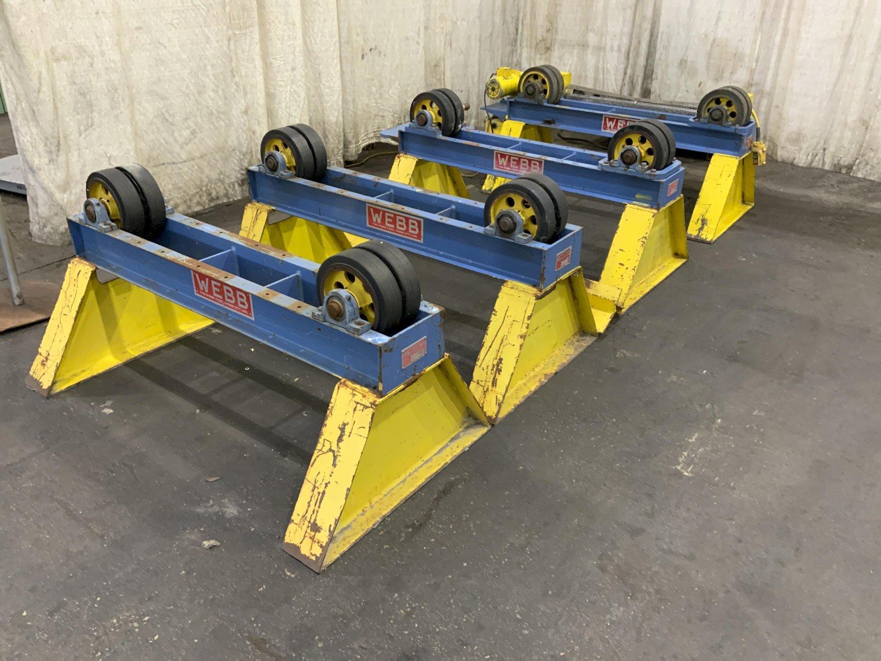 12,000 LB WEBB TMODEL T6D-1DL TANK TURING ROLLS: STOCK #81411