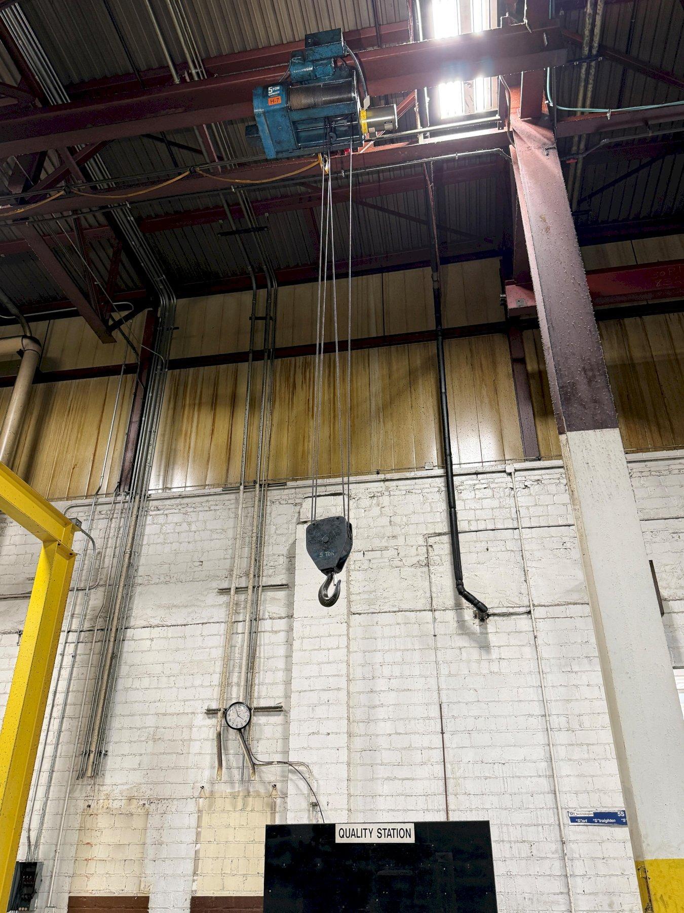 5 TON SHAW BOX POWERED CABLE HOIST: YOBRO #25898