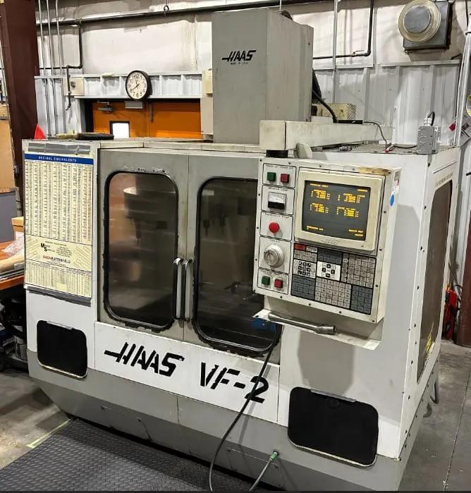 1 - PREOWNED HAAS CNC VERTICAL MACHINING CENTER, MODEL #: VF-2, S/N: 2857