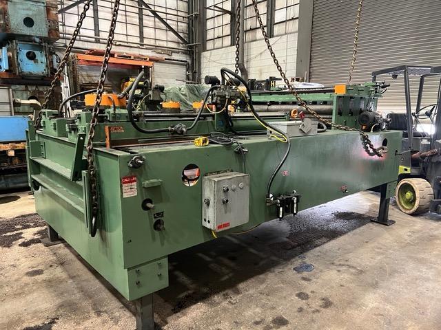 60" x .150" FEEDLEASE COIL STOCK STRAIGHTENER & AIR FEEDER: STOCK 15322