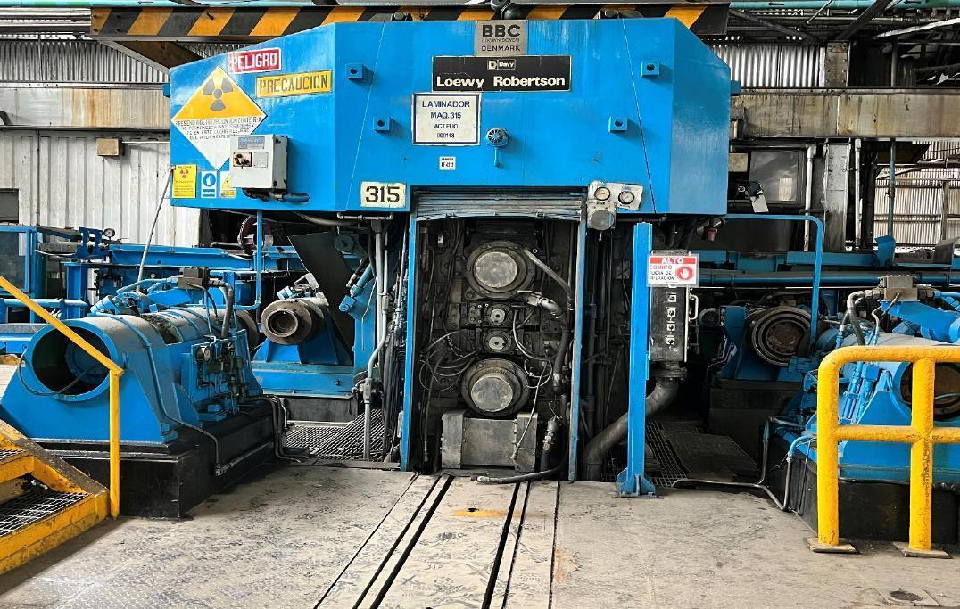 1100mm (43") x 0.089mm Loewy Robertson 4-HI Aluminum Foil Rolling Mill