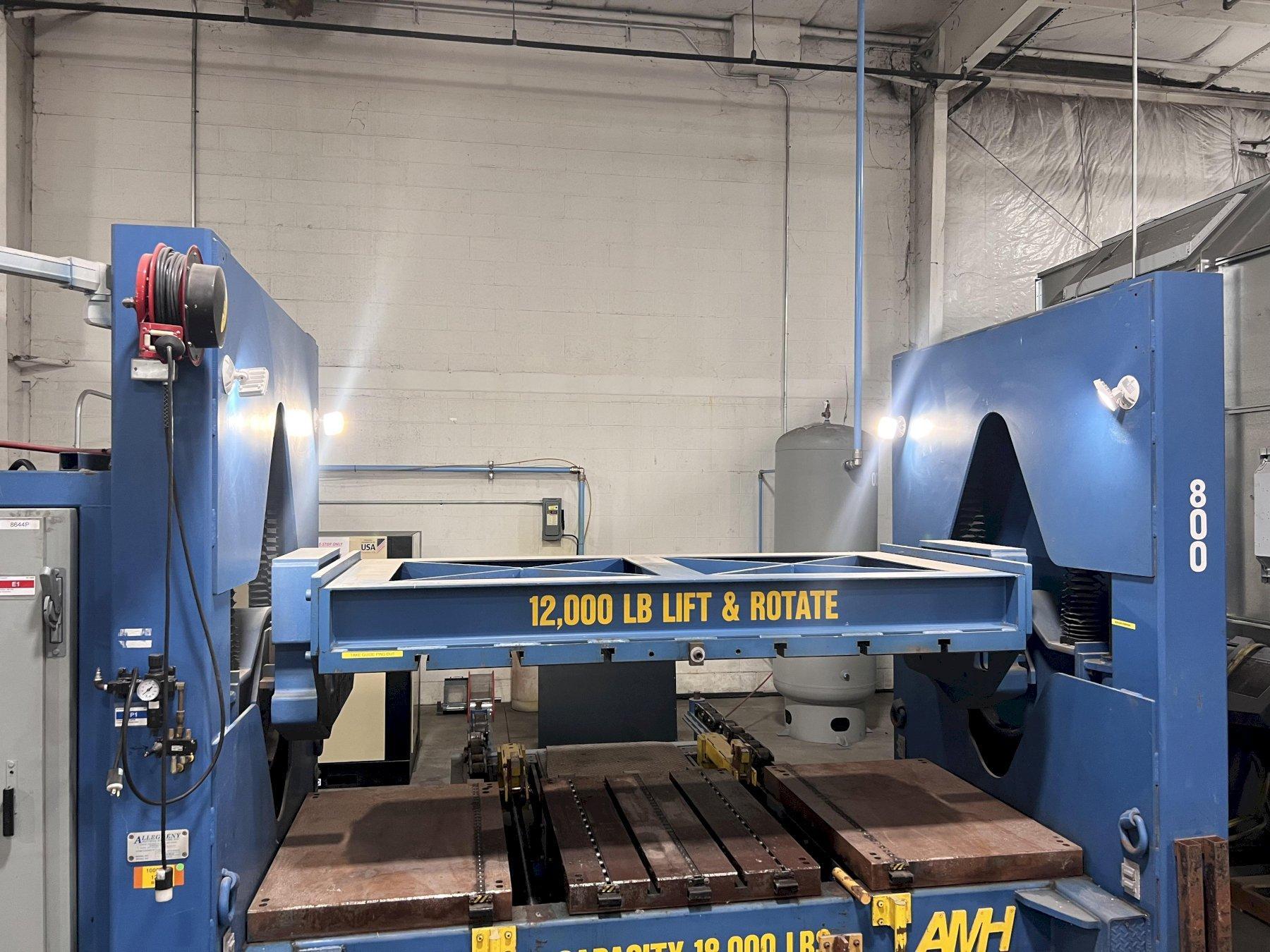 18,000 LB ALLEGHENY DS-180-96-48 ROTATING DIE HANDLER SEPARATOR. STOCK # 0310723