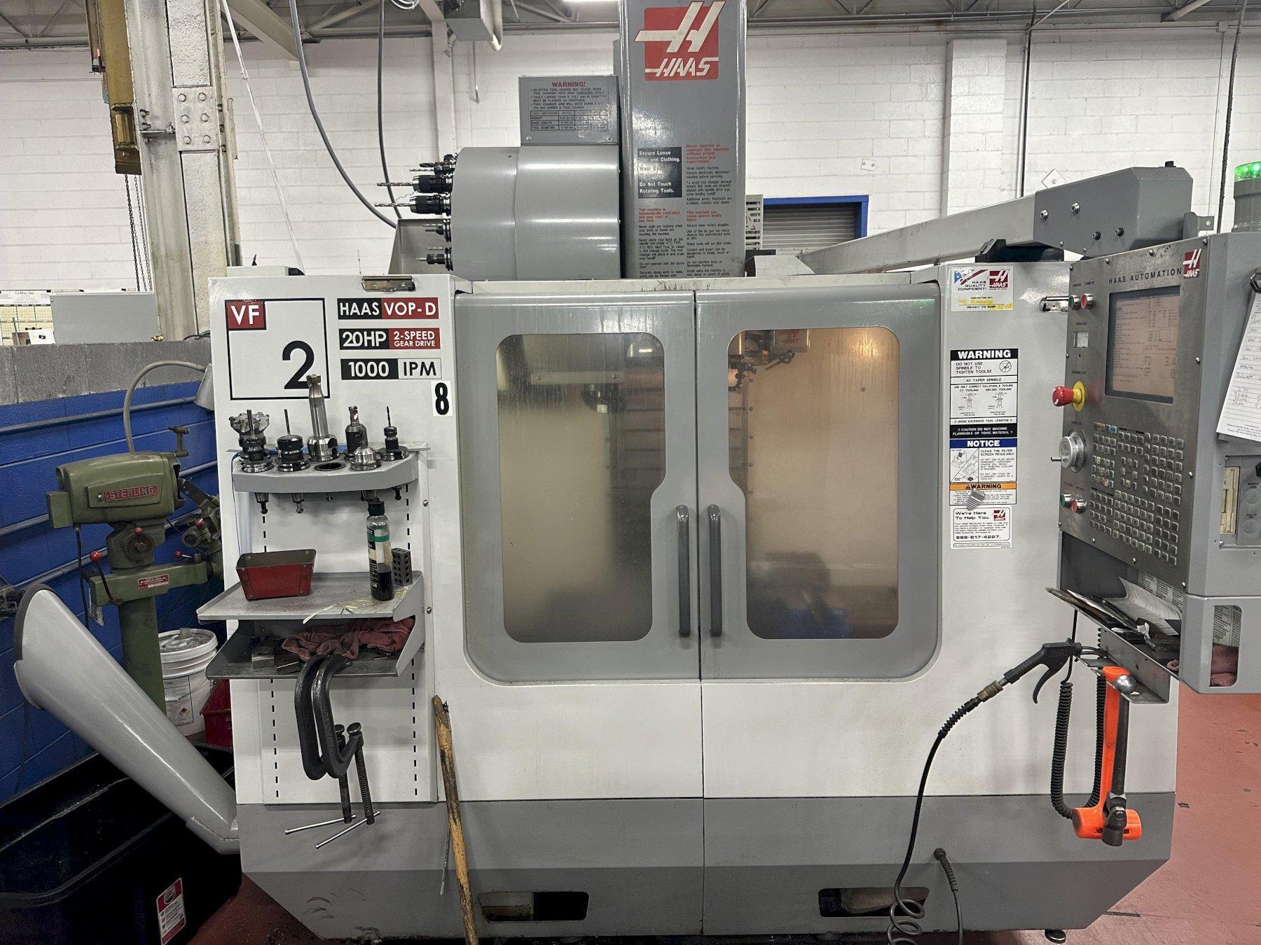 Haas VF-2 Used CNC Vertical Machining Center For Sale - 2005