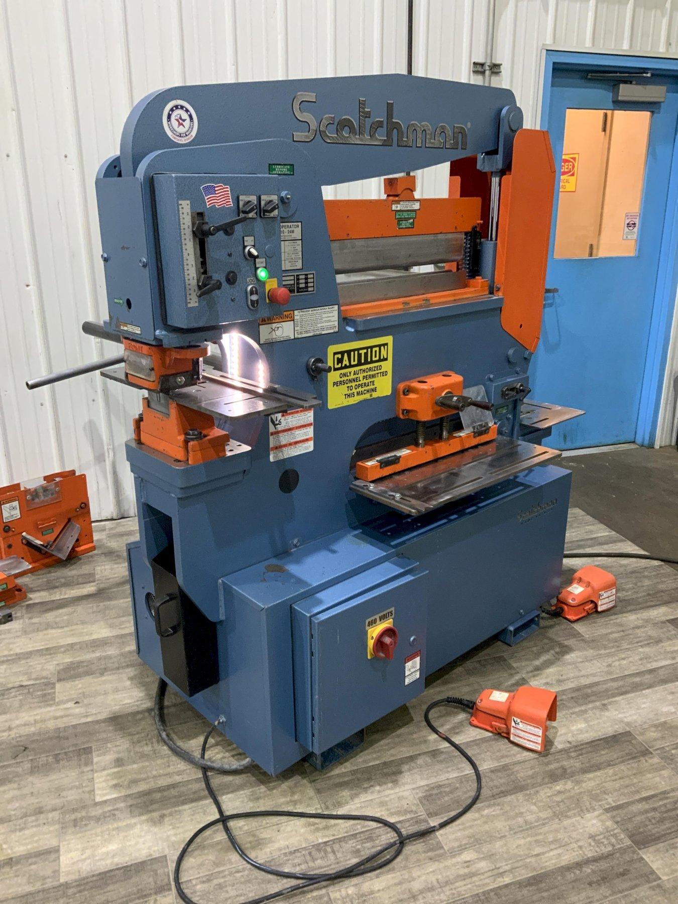 70 TON SCOTCHMAN MODEL # DO70-24M HYDRAULIC IRONWORKER: STOCK #80853