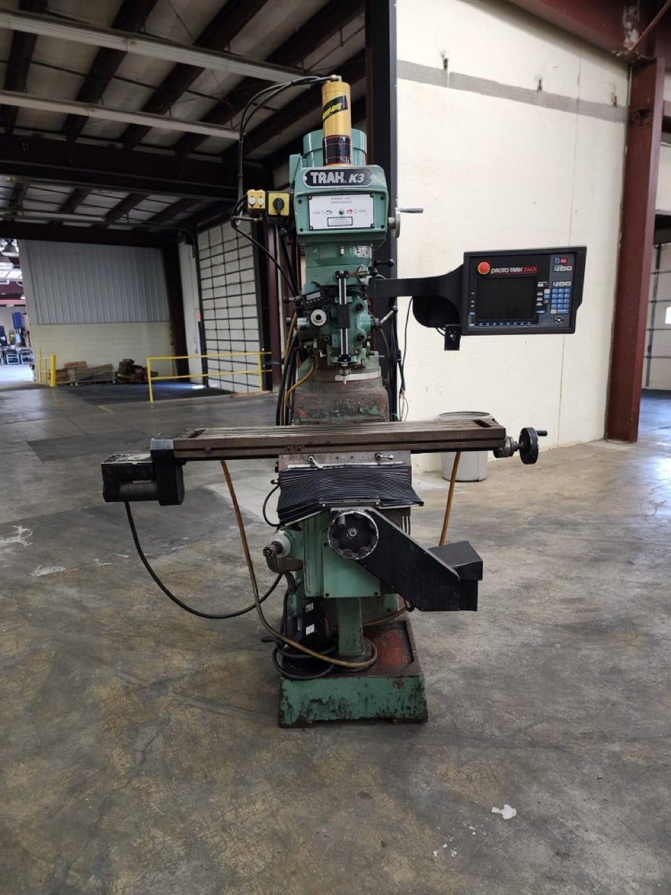 Southwestern Industries TRAK K3SX-3 MILL, Prototrak SMX CNC Control, 3 Axis, 2012