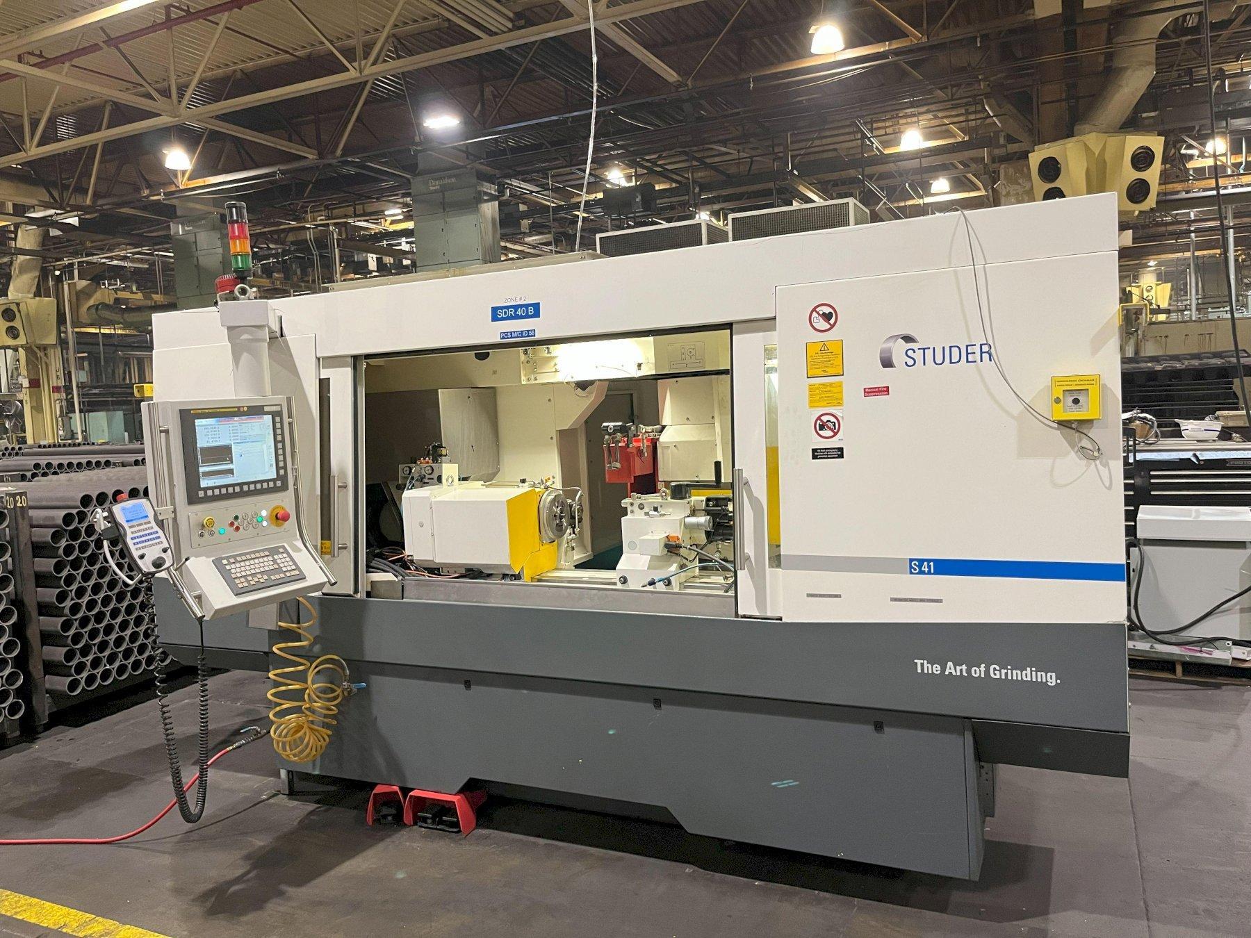 Studer S41 CNC OD Cylindrical Grinder For Sale - 2015