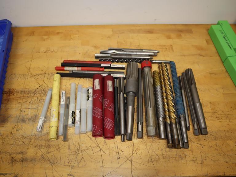 HSS Assorted Reamers - Straight & Spiral Flute, Tapered. 1/2" - 1-1/2"- Auction Item