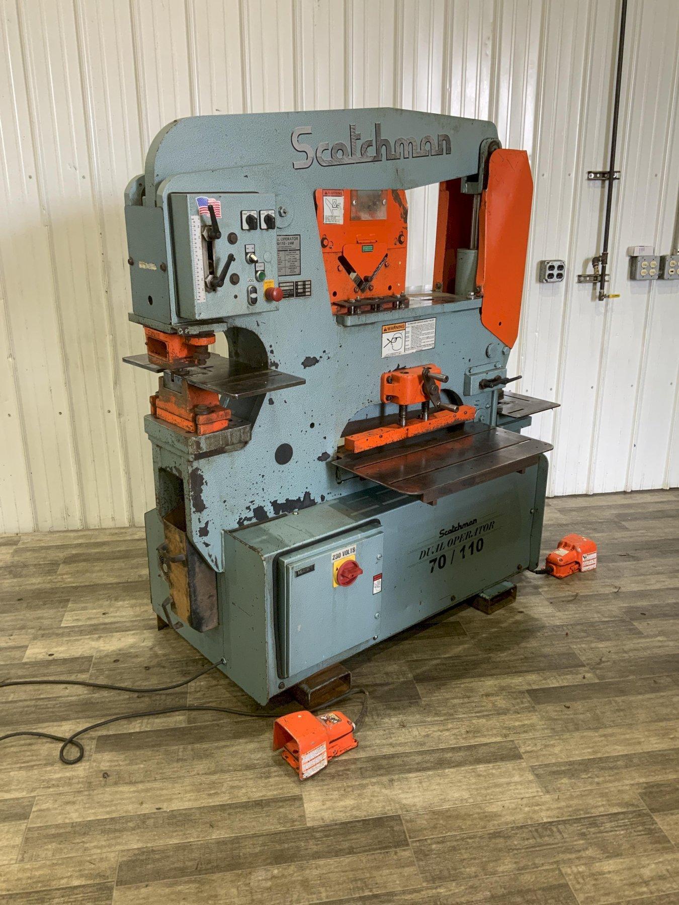 70 TON SCOTCHMAN MODEL DO70/110 IRONWORKER: STOCK #81005