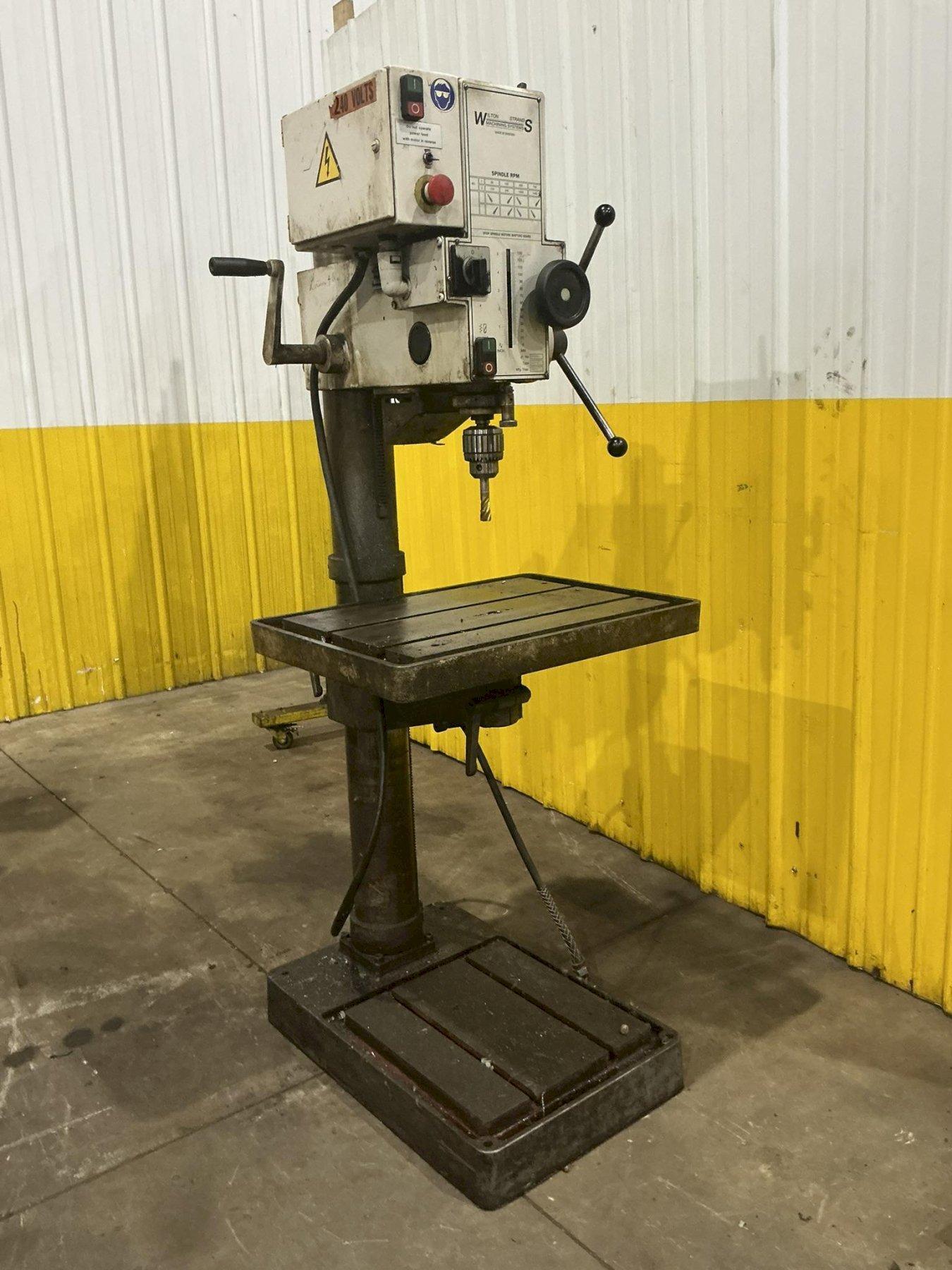 25" WILTON SOLBERGA MODEL #24513 GEARED HEAD SINGLE SPINDLE DRILL PRESS 1998 : YOBRO #25996