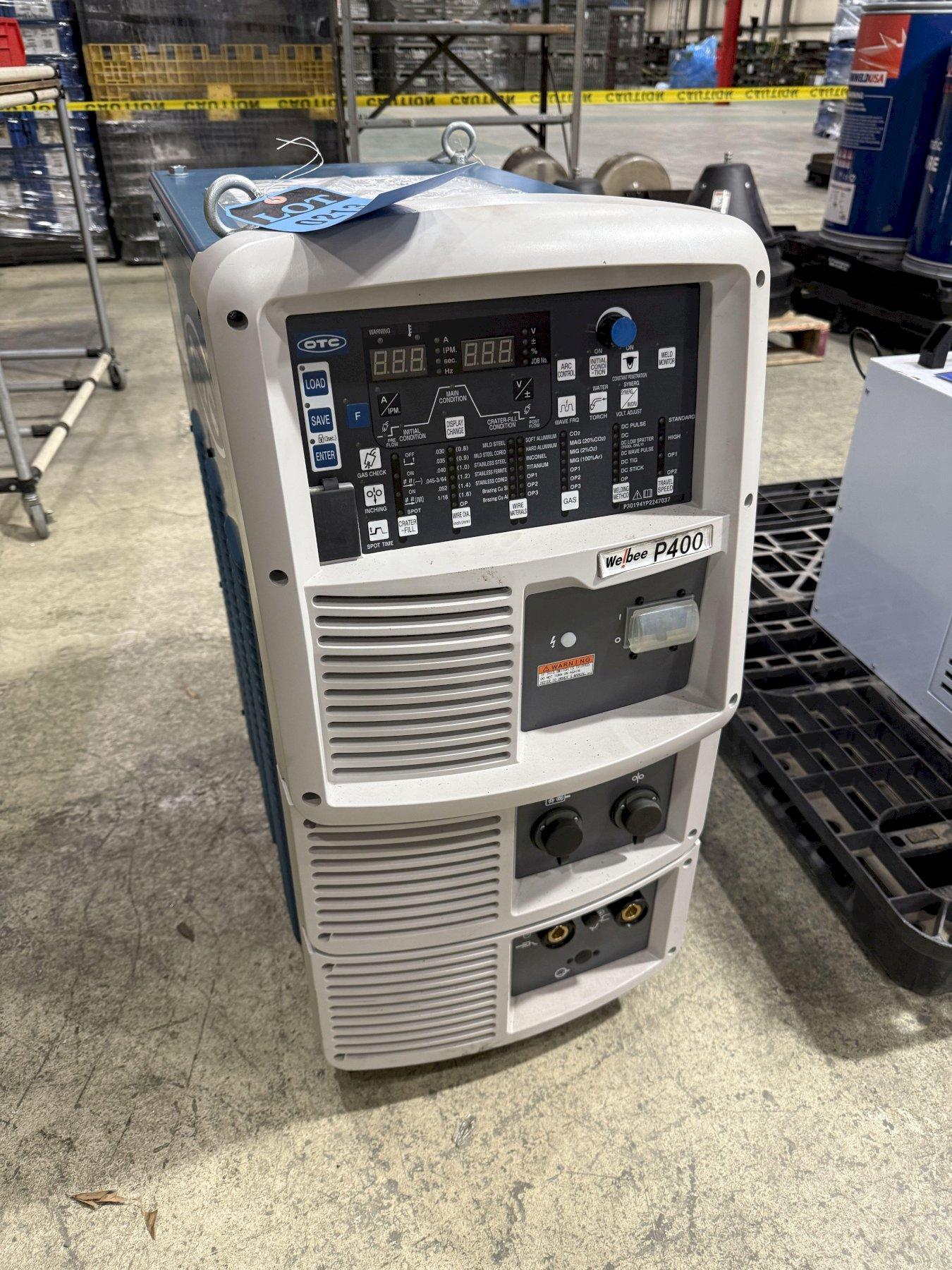 OTC WELBEE MODEL WB-P400 WELDING POWER SOURCE, PULSED MAG / MIG (2016) MOBILE