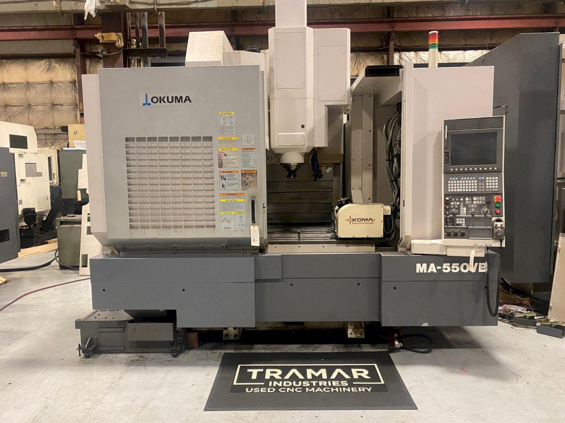 Okuma MA-550VB CNC 5-Axis Vertical Machining Center For Sale - 2008