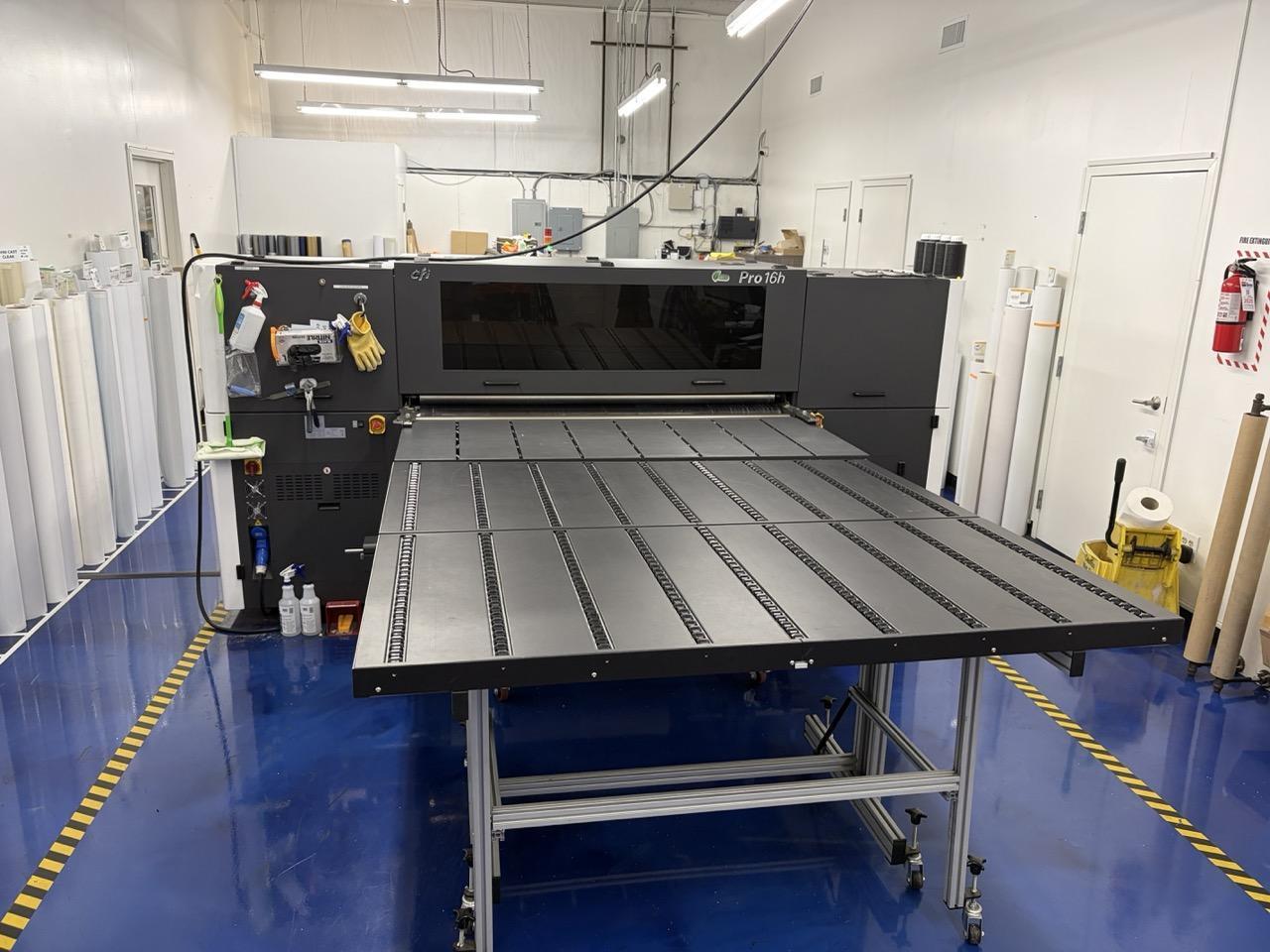 EFI Pro 16h Wide Format UV LED Hybrid Printer, 2022