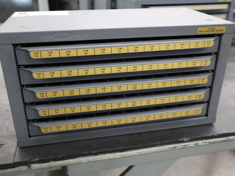 Huot Drill Index, Taps - 5 Drawer- Auction Item