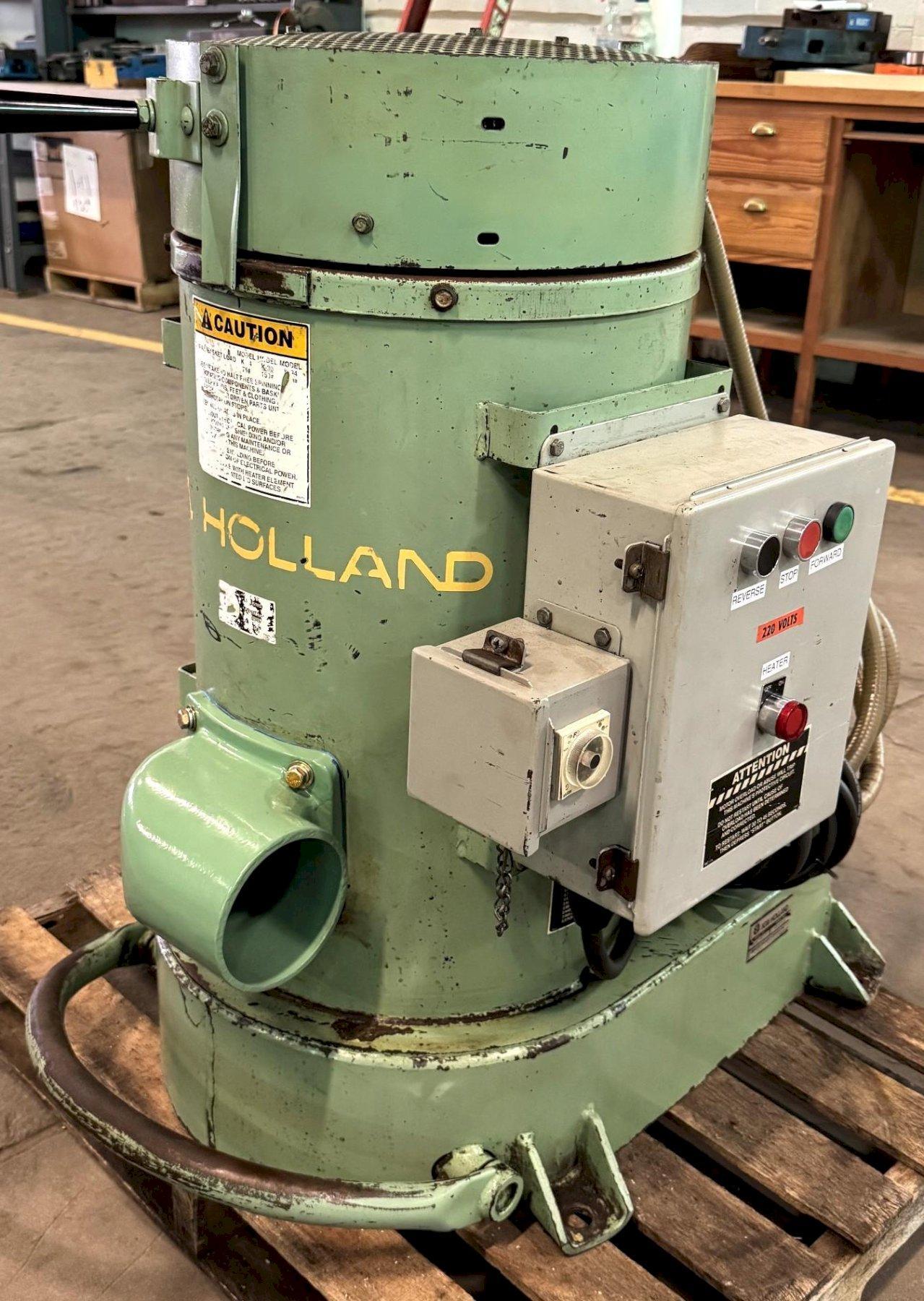 New Holland Spin Dryer K-24, 12″ x 12″ Basket, 75 Lb. Capacity, 1 HP