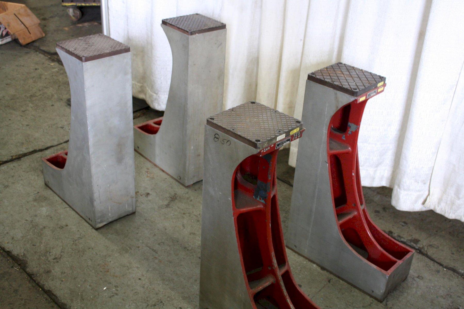 SET OF FOUR 8' X 29' NORTON ANGLE PLATES:  STOCK #66849