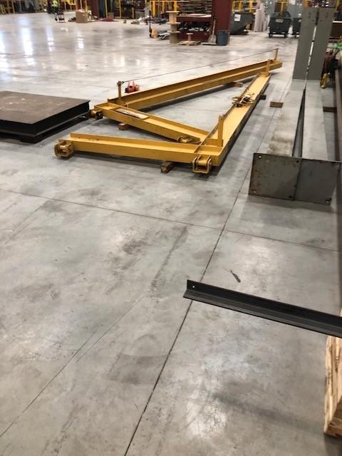 1/2 TON GORBEL WALL MOUNT JIB CRANE ARM STOCK #2833