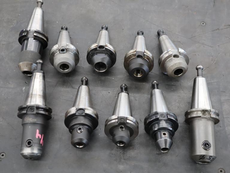 CT40 Taper Tool Holders: (10) End Mill Holders- Auction Item