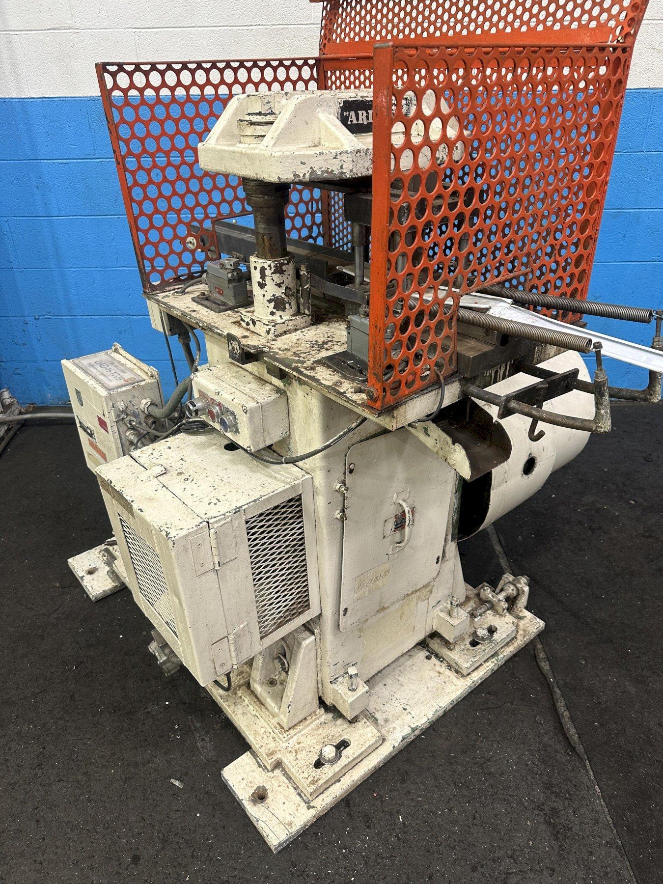 10 TON TISHKEN 4 POST CUT OFF PRESS: STOCK #78006