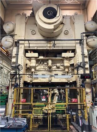 800 Ton Danly Straight Side Press