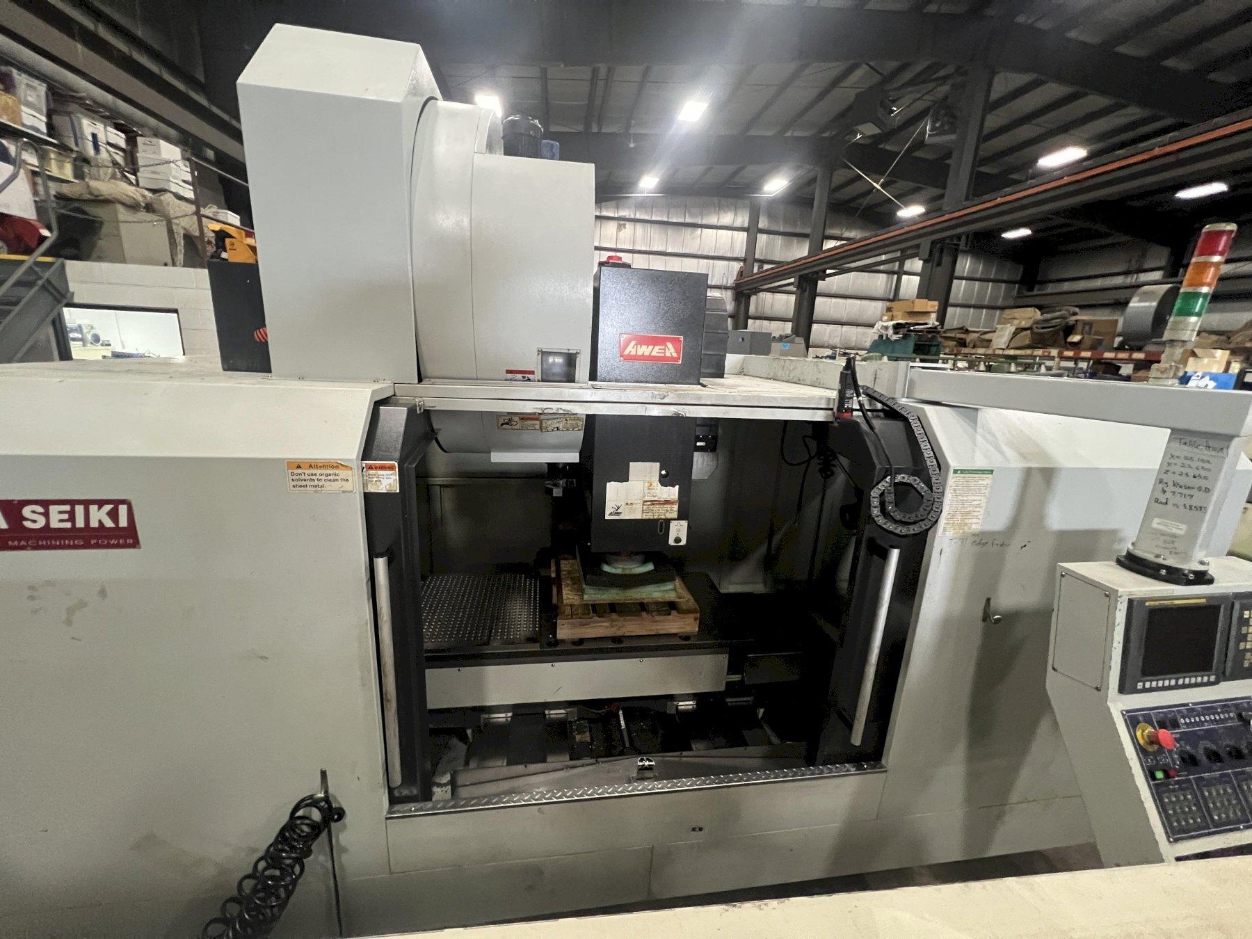 YAMA SEIKI BM-1460, VERTICAL MACHINING CENTER, 55" x 23" x 23" 6,000 RPM, 4TH AXIS, 2011