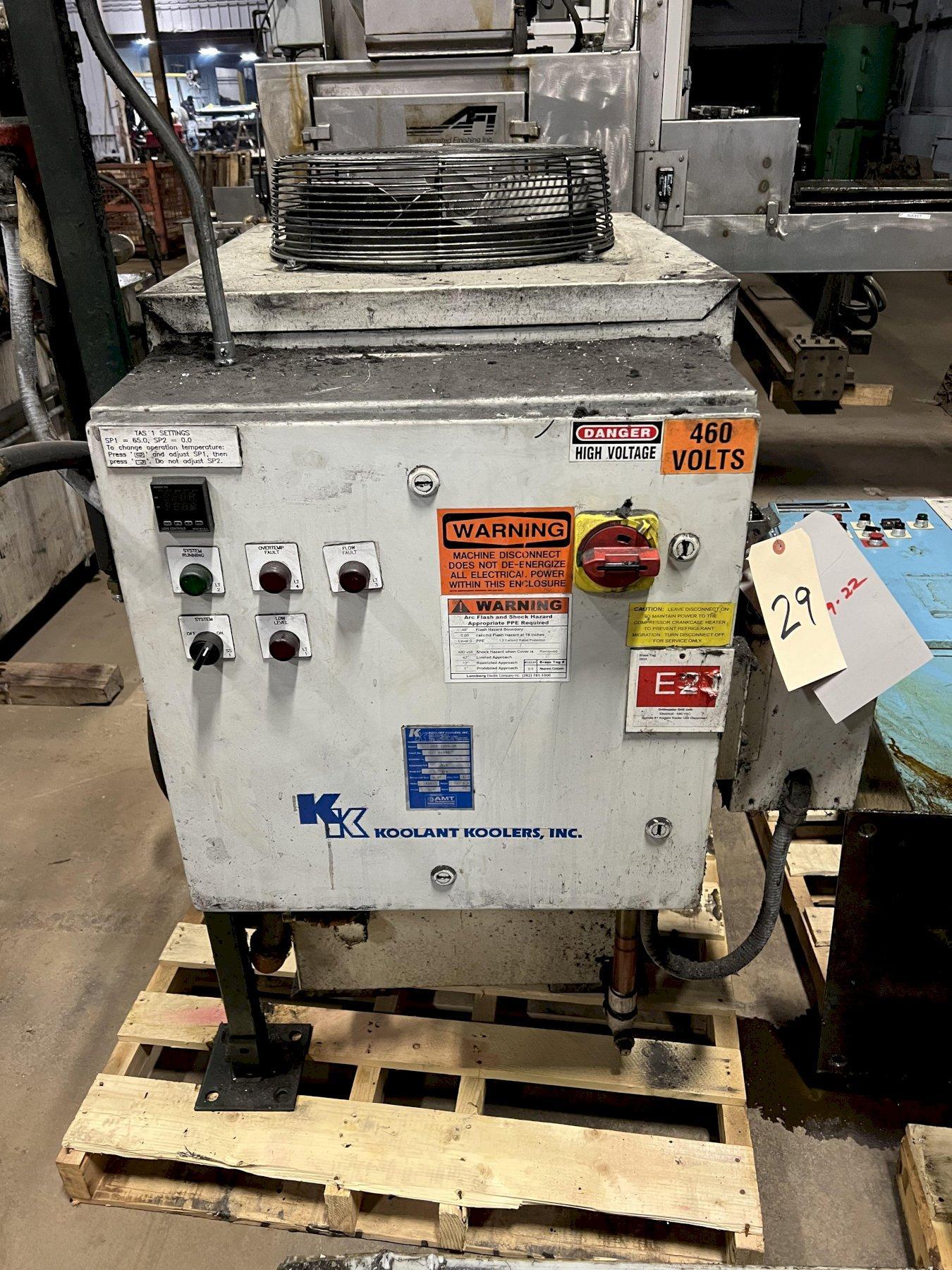 KOOLANT KOOLERS INC CHILLER MODEL HCV1500-PR