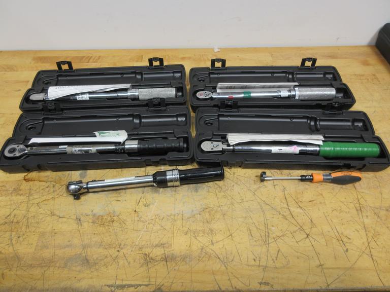 Snap-On & CDI 3/8" Adjustable Torque Wrenches (5)- Auction Item