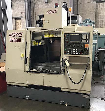HARDINGE VMC600, 2-Pallet, Fanuc 0M-D CNC, (2) 12.2" x 24" Pallets, X=23.62",Y=16.14", Z=20.08", 8000 RPM, 20 ATC, New 2000.